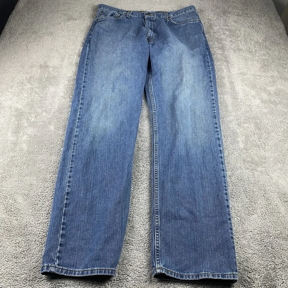 Levis Signature Regular Fit Jeans Mens 36x34 Blue Medium Wash Mid Rise